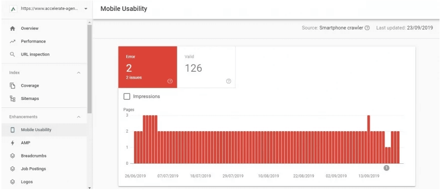 راهنمای google search console